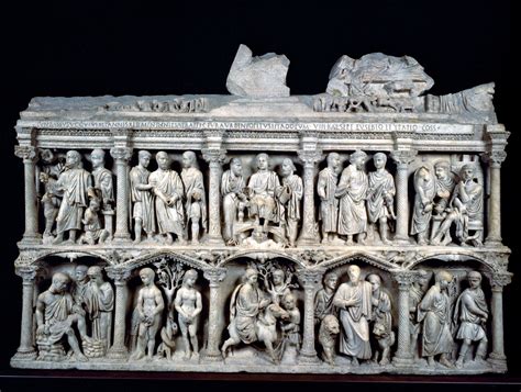 Sarcophagus of Junius Bassus: A Tapestry of Myth and Mortality Woven in Stone!